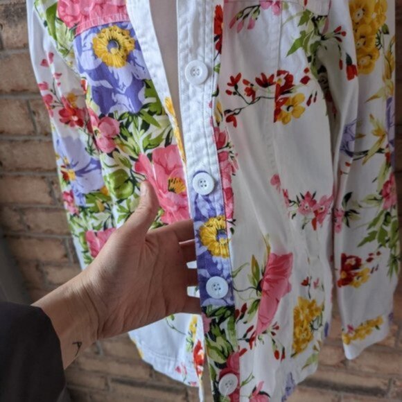 Tabi floral button down shirt - Picture 5 of 7